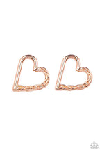 Load image into Gallery viewer, Cupid, Who? - Copper Post Earring #5299
