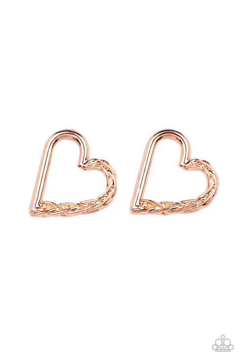 Cupid, Who? - Copper Post Earring #5299