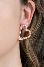 Load image into Gallery viewer, Cupid, Who? - Copper Post Earring #5299
