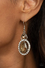 Load image into Gallery viewer, Double The Drama - Brown Earring #610
