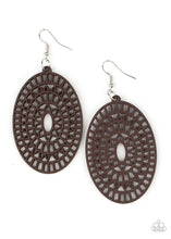 Load image into Gallery viewer, Tropical Retreat - Brown Earring #629
