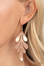 Load image into Gallery viewer, A FROND Farewell - Rose Gold Earring #702
