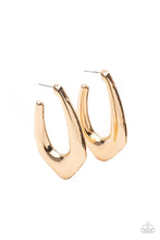 Load image into Gallery viewer, Find Your Anchor - Gold Hoop Earring #719
