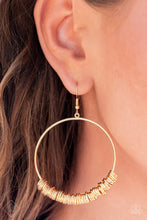 Load image into Gallery viewer, Retro Ringleader - Gold Earring #742
