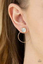 Load image into Gallery viewer, Simply Stone Dweller - Gold Jacket Earrings #743
