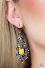 Load image into Gallery viewer, Zoomin Zumba - Yellow Earrings #789
