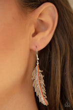 Load image into Gallery viewer, Fearless Flock - Orange Earring #808
