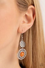 Load image into Gallery viewer, Ocean Orchard - Orange Earring #817
