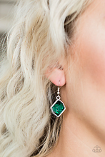Load image into Gallery viewer, Glow It Up - Green Earring #837
