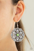 Load image into Gallery viewer, Grove Groove - Green Earrings #838
