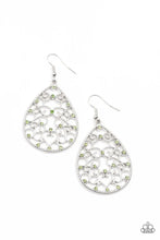 Load image into Gallery viewer, Midnight Carriage - Green Earring #847
