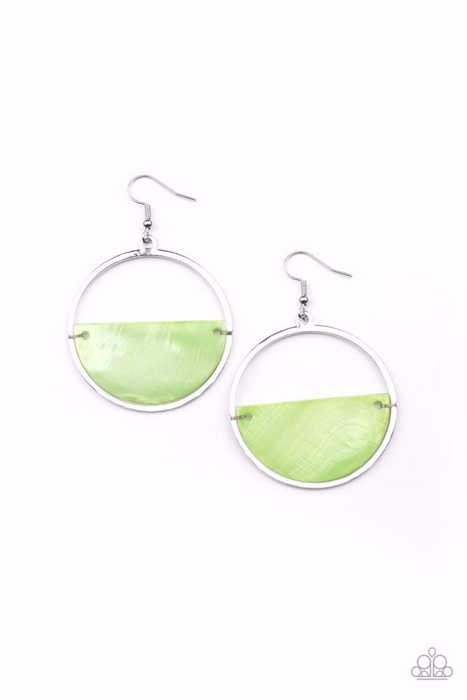 Seashore Vibes - Green Earring #850