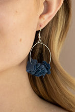 Load image into Gallery viewer, Flirty Florets - Blue Earring #894
