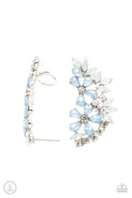 Load image into Gallery viewer, Garden Party Powerhouse - Blue Ear-Crawler Earring #895
