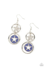 Load image into Gallery viewer, Liberty and SPARKLE for All - Blue Earring #909
