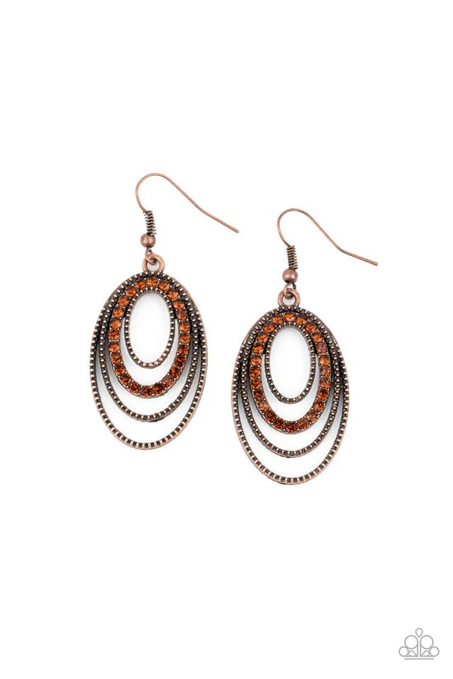 Date Night Diva - Copper Earring #1069