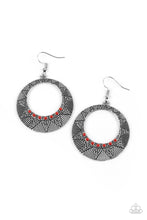 Load image into Gallery viewer, Adobe Dusk - Red Earring #1000
