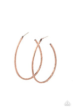 Load image into Gallery viewer, Cool Curves - Copper Hoop Earring #1066
