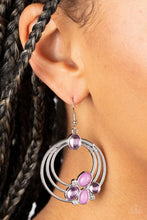 Load image into Gallery viewer, Dreamy Dewdrops - Purple Earrings #956
