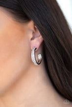 Load image into Gallery viewer, Cash Flow - White Hoop Earrings #1268
