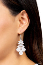 Load image into Gallery viewer, Fashionista Fiesta - White Earrings #1301
