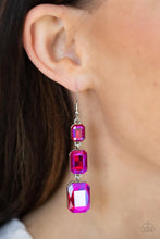 Load image into Gallery viewer, Cosmic Red Carpet - Pink Earring #1132
