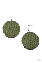 Load image into Gallery viewer, Wonderfully Woven - Green Earring #861
