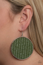 Load image into Gallery viewer, Wonderfully Woven - Green Earring #861
